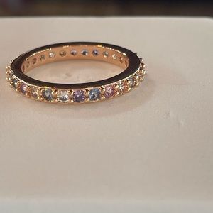 Multi color cubic zirconia